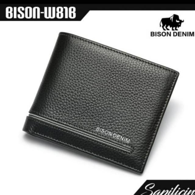 Bison Denim-Dompet Horizontal Pria Bifot wallet Bison - W81B