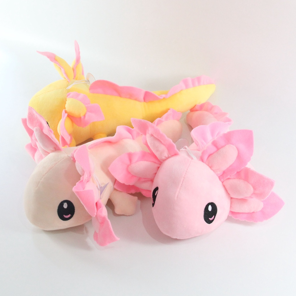 Mainan Boneka Stuffed Plush Kartun Axolotl 35cm Untuk Hadiah Natal Anak