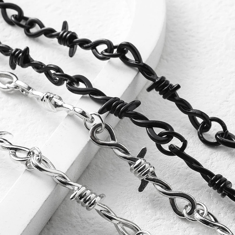 Kalung Choker Liontin Hati Gaya Hip-hop Gothic Untuk Pria Dan Wanita