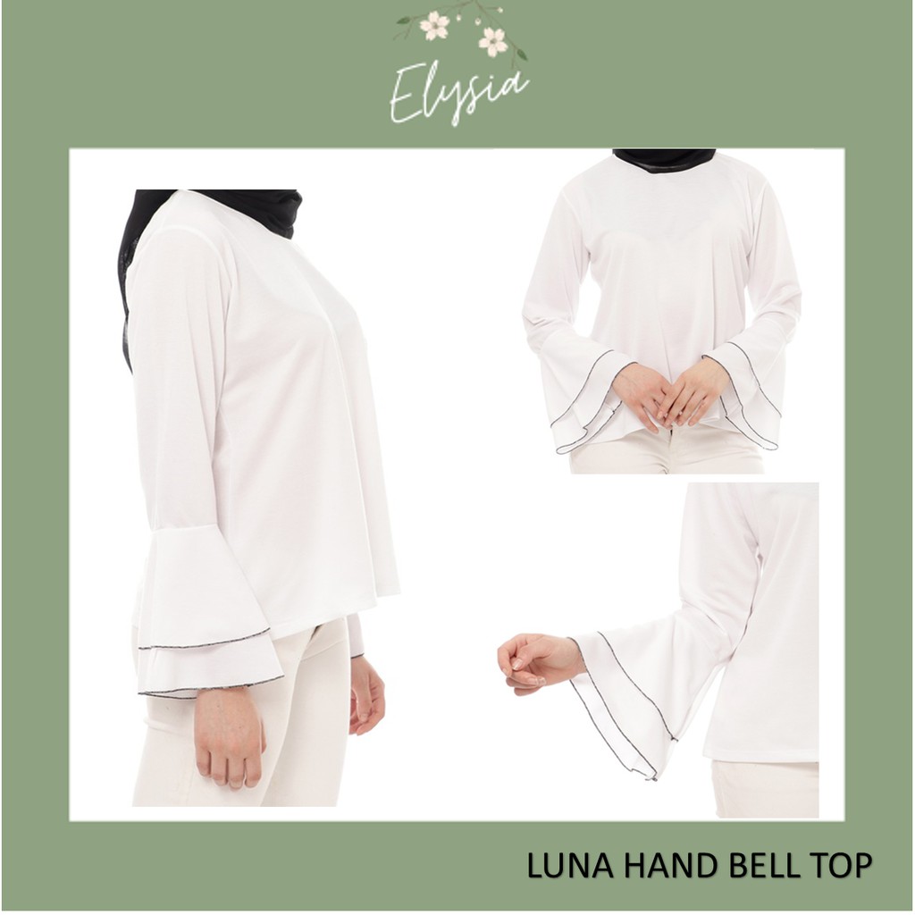 Luna Top Hand Bell - Atasan Baju Wanita Murah