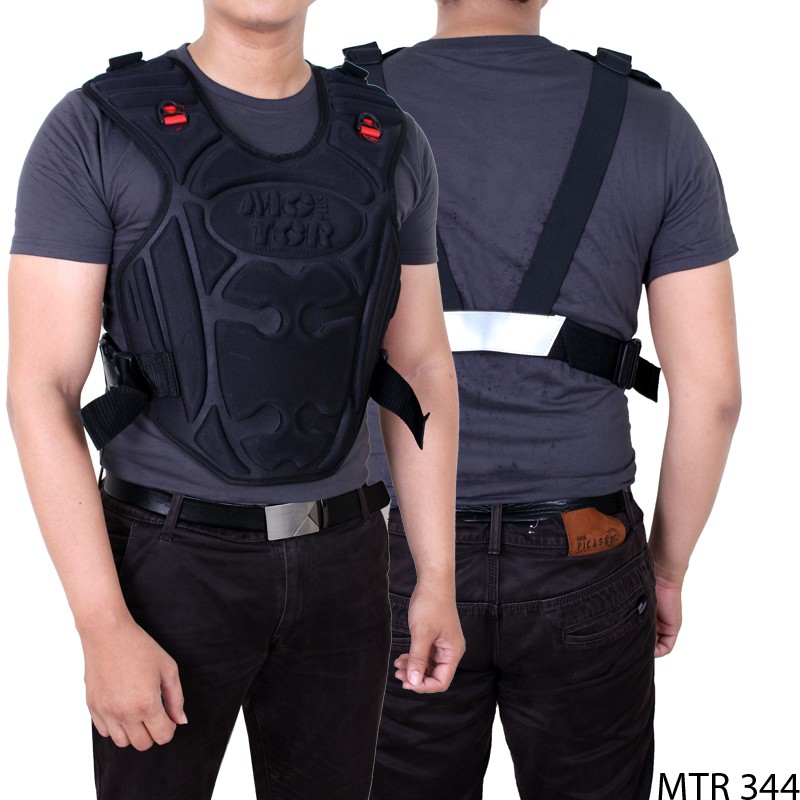 Rompi Motor / Alas Dada / Pelindung Dada / Body Protector Bikers / Rompi Anti Angin - MTR (COMB)