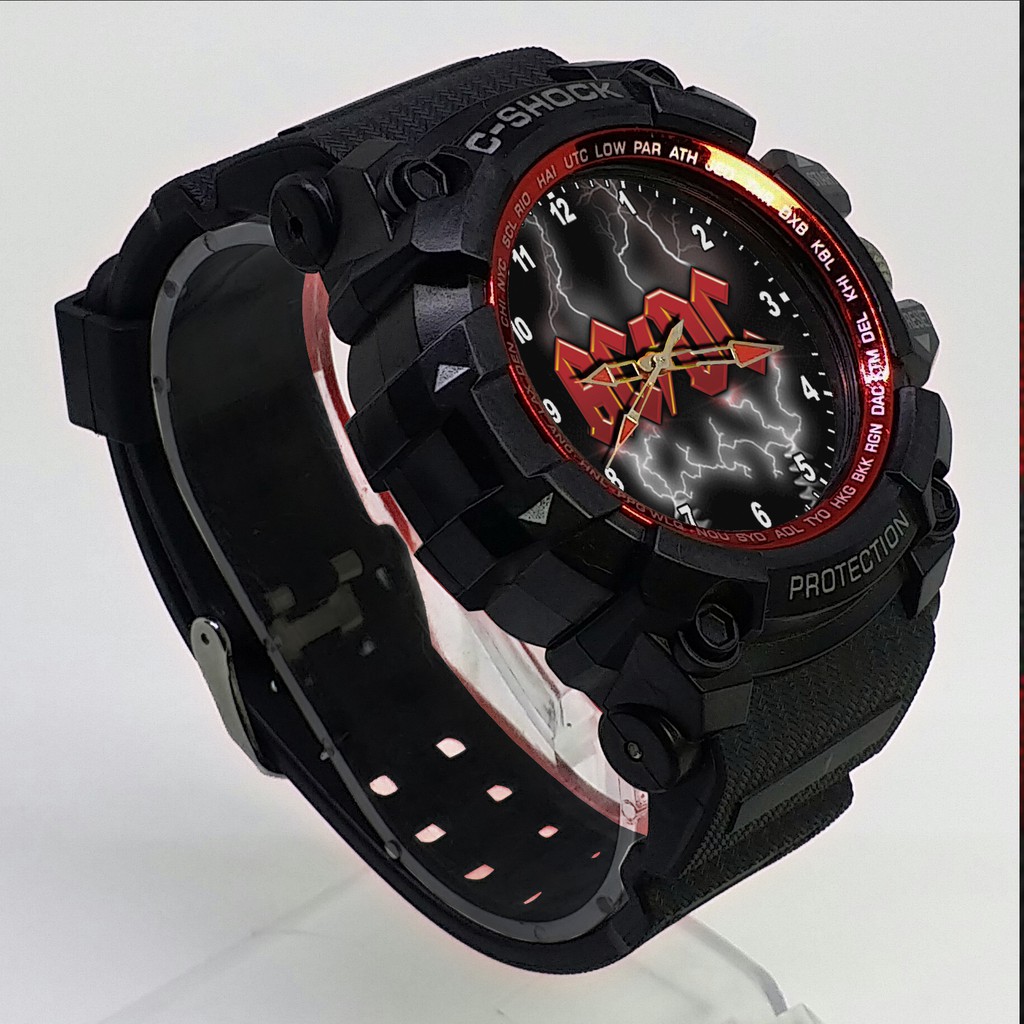 (ISTIMEWA BOSSQUE) JAM TANGAN ACDC LIST MERAH - EXCLUSIVE 7