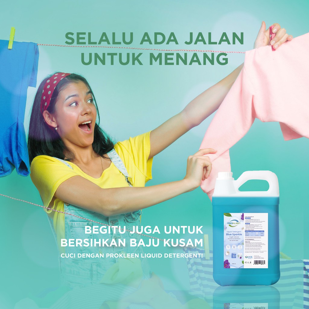 PROKLEEN Deterjen cair Laundry (Liquid Detergent) 1 Liter konsentrat