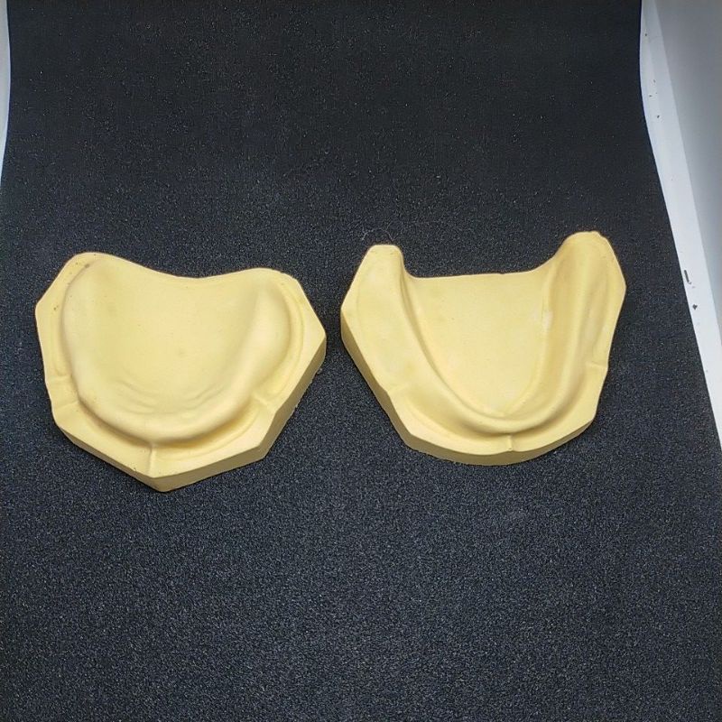 dental model study gips / model gigi gips / model study gipsum gypsum praktikum