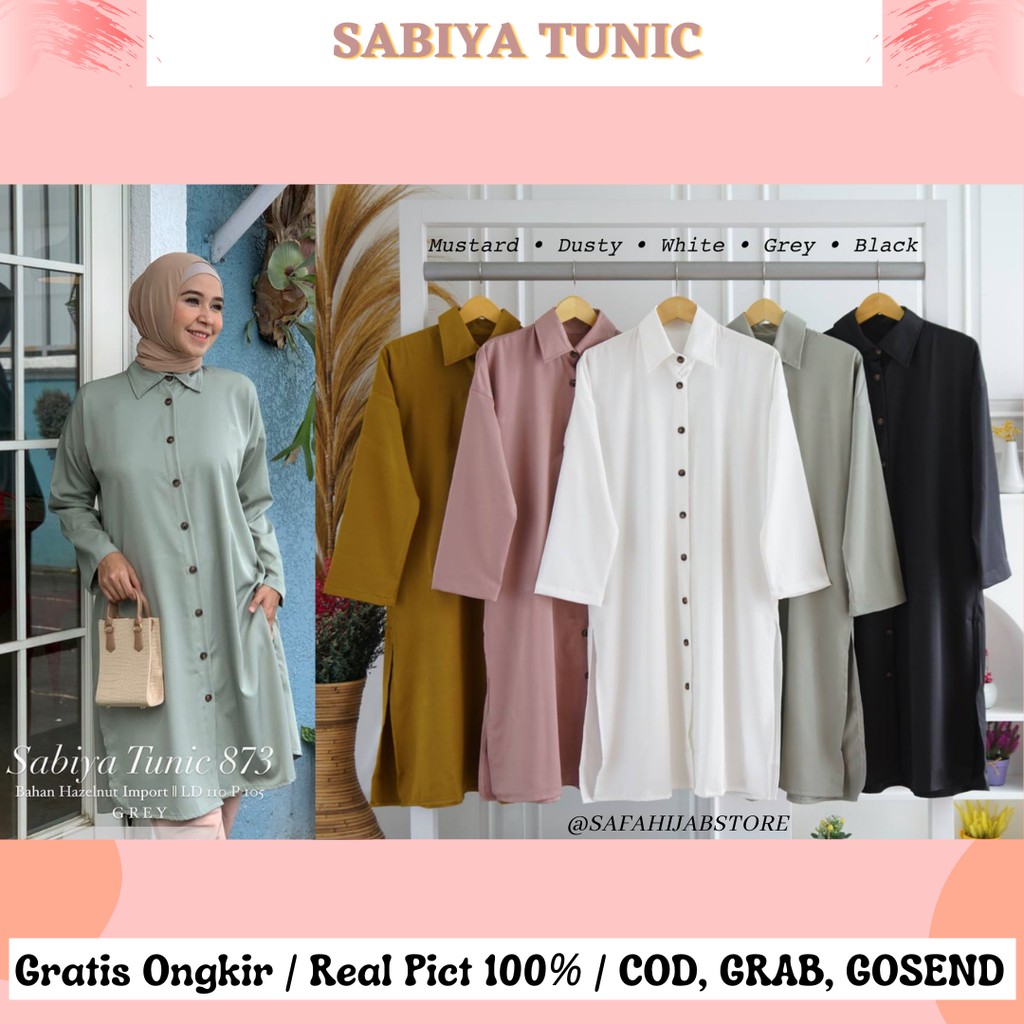 SABIYA TUNIC / TUNIK / ATASAN KERJA / ATASAN WANITA