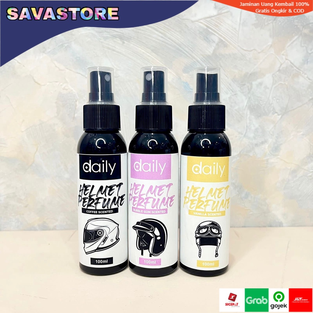 SPRAY PENGHILANG BAU HELM - DAILY HELMET PERFUME - PENGHARUM HELM- PARFUM HELM ANTI BAU ANTI BAKTERI ANTI APEK - AMPUH MENGHILANGKAN BAU HELM