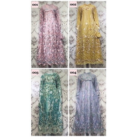 Gamis Pesta Brokat Mewah Gamis Lebaran