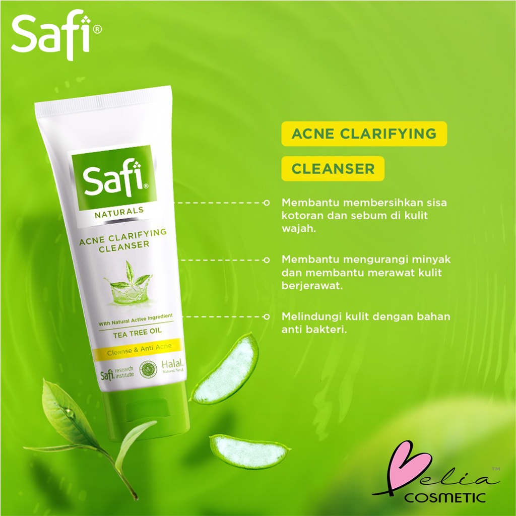 ❤ BELIA ❤ SAFI Naturals Tea Tree Oil Acne Cleanser Acne Toner Anti Acne Cream Natural 20 45 50 100