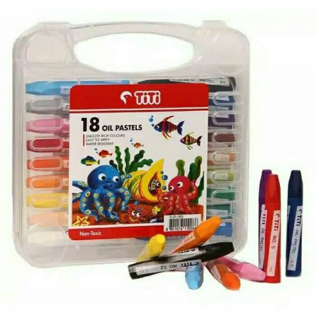 

Krayon TITI 18 warna.