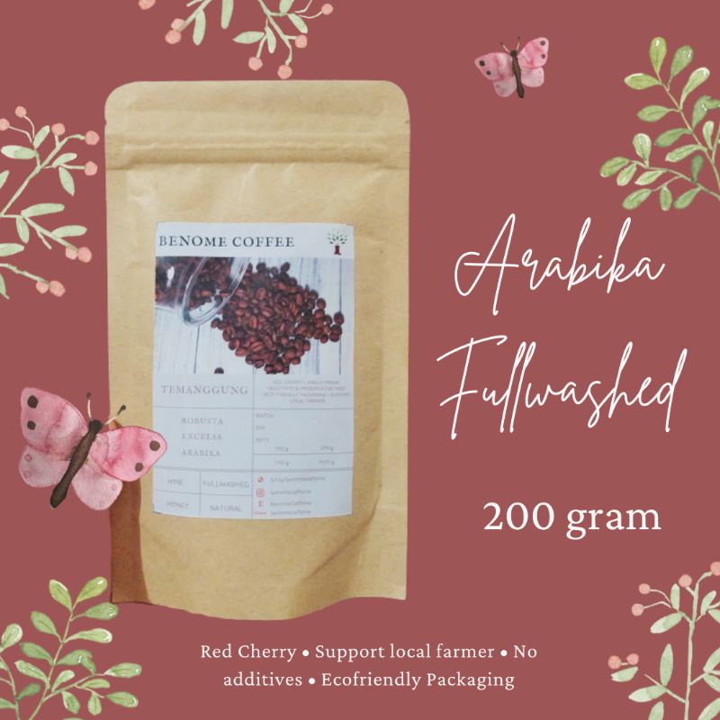 

Kopi Arabika Fullwashed 200 g