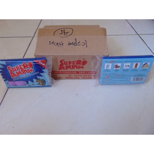 Kamper Pengusir Tikus Dan Kecoa Super Ampuh Kemasan 1 Pack Isi 12 Pcs