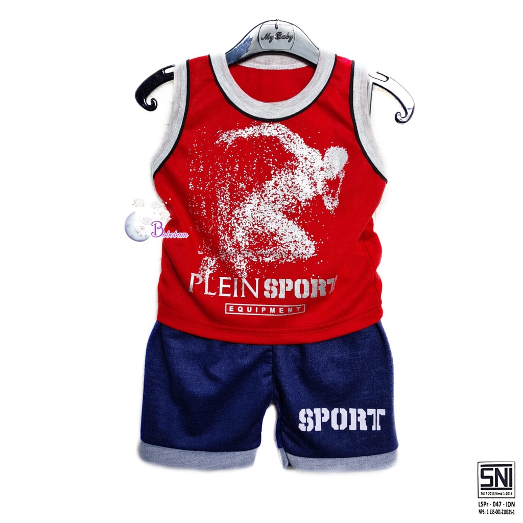 BOBOBAM BAJU BAYI LAKI LAKI SETELAN ANAK COWO SINGLET SPORT HARGA GROSIR MURAH