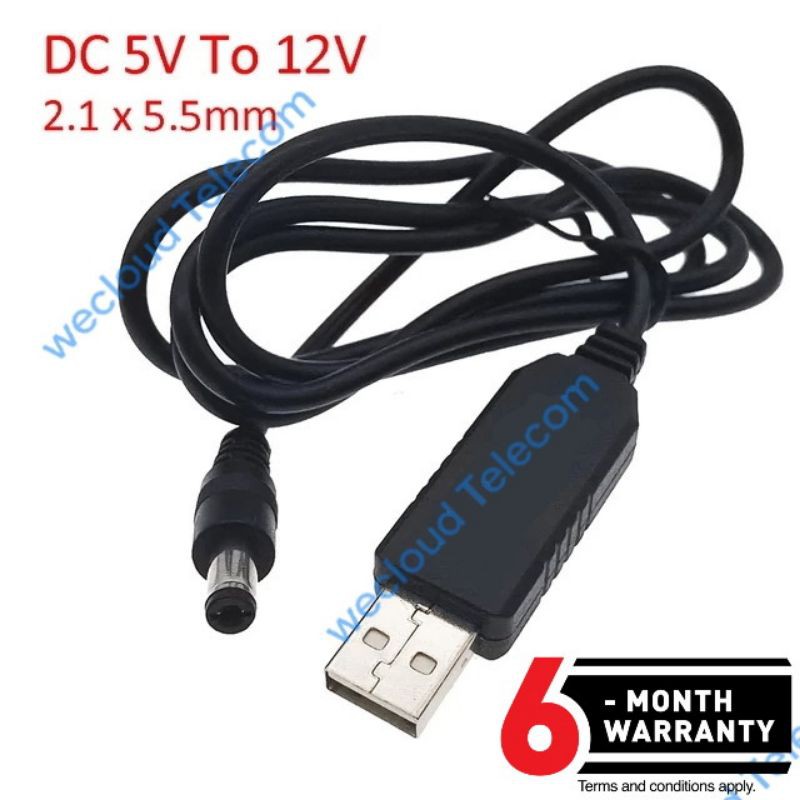 Converter Step Up USB 5v to DC 12v TELKOMSEL ORBIT INDHIHOME
