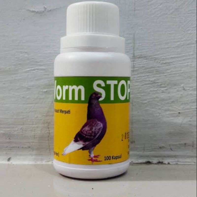 WORM STOP BARON OBAT CACING BURUNG DARA MERPATI POS