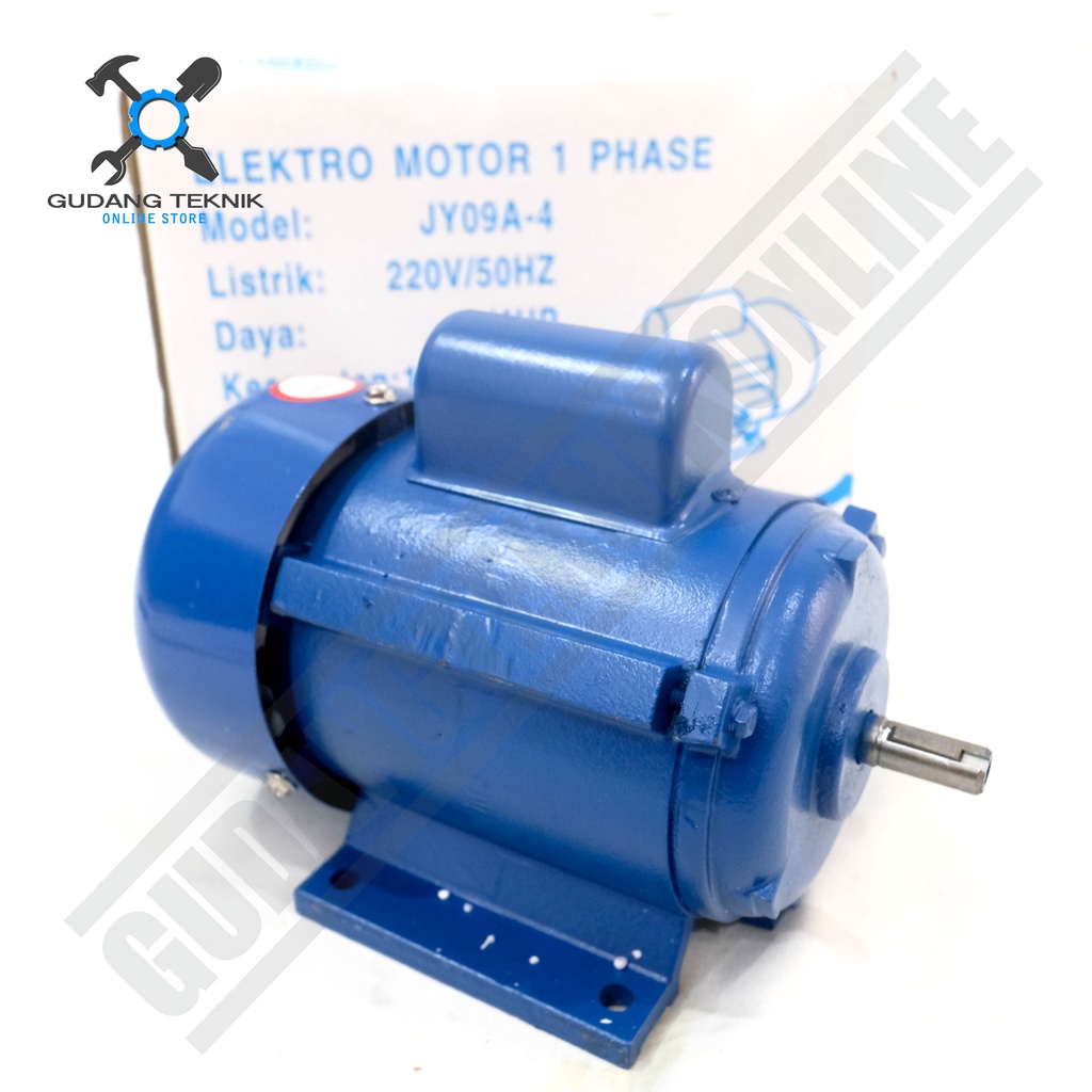 Dinamo Motor Penggerak 1/4Hp 4P 1P 1400rpm MODERN - Dinamo Elektro Motor 0.25Hp 4P 1 Phase MODERN