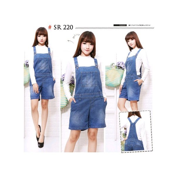 Baju Overall Jumper Werpack Jumsuit Celana Kodok Hot Pants Pendek Jeans Levis Stret Lentur Jumbo Big