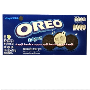 Oreo Original 266gr Biskuit Sandwich Krim Vanilla