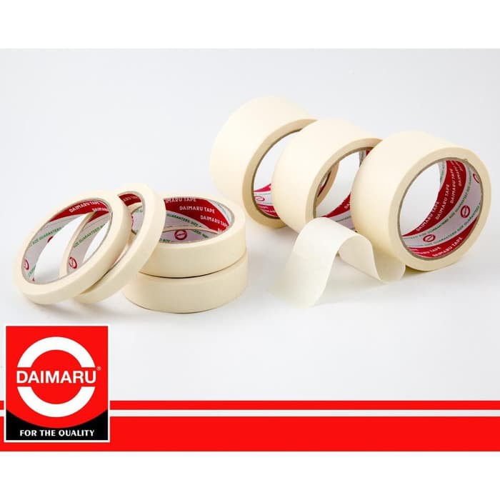 

Daimaru Masking Tape / Lakban Kertas Warna Cream 12mm