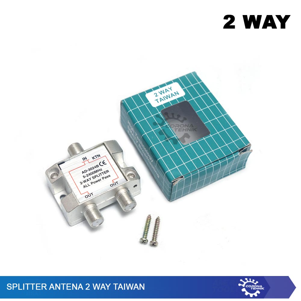 Taiwan  - Splitter Antena 2 Way