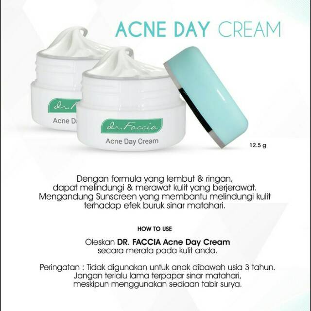 Dr faccia acne day cream