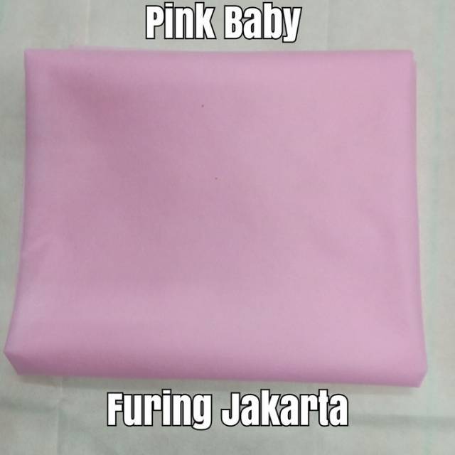 Pink Baby 100 gsm, kain furing,kain spunbond