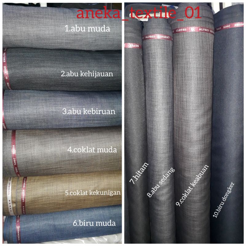 Prt Bahan Semi Wool / Bahan Jas Dan Celana / Kain Wool