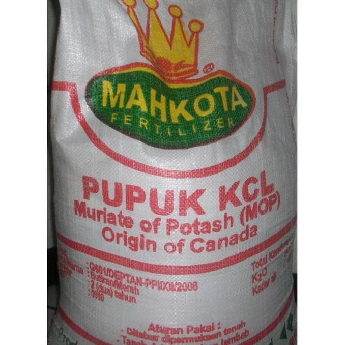 Kualitas Terbaik] Pupuk Kcl / Mop Mahkota - 50 Kg - Muriate Of Potash - Kalium Klorida