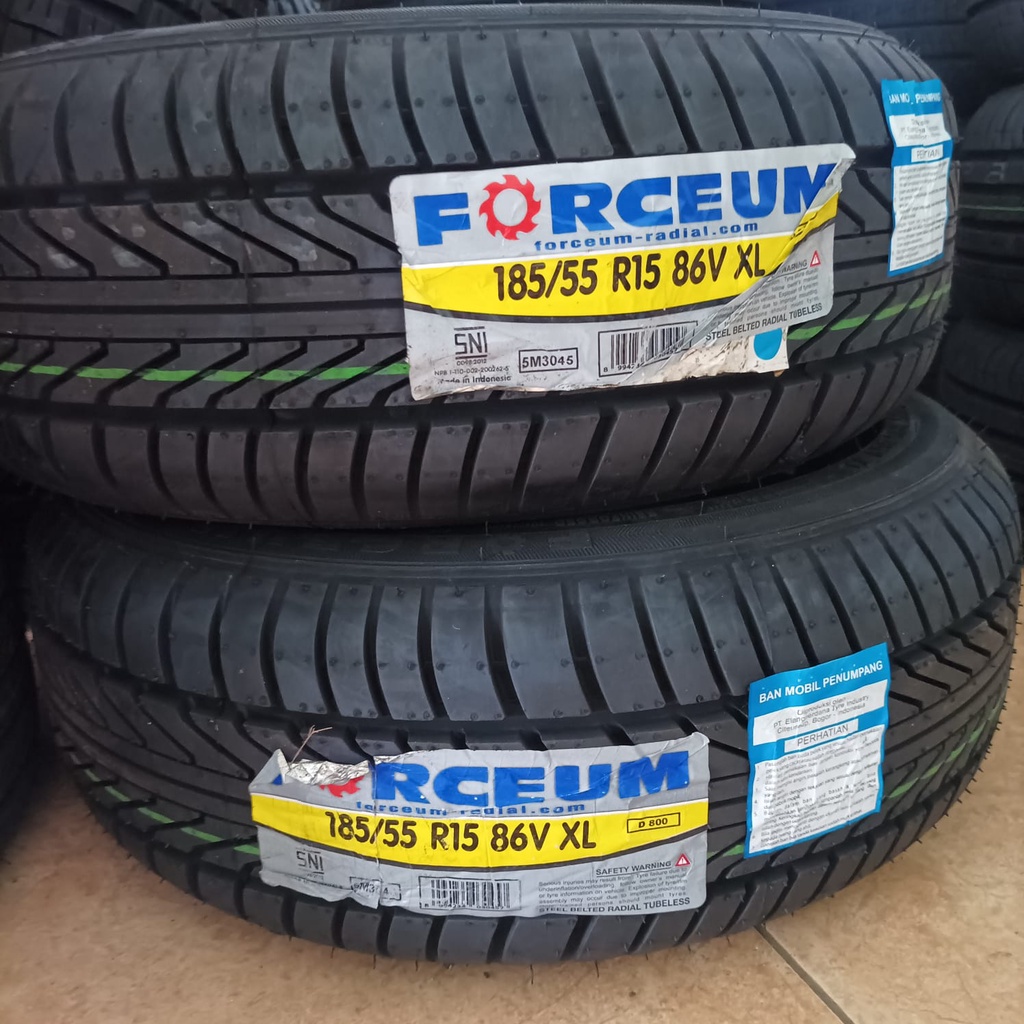Ban Mobil Tubles 185/55 R15 FORCEUM D800 185 55 Ring 15 Tubeless Radial