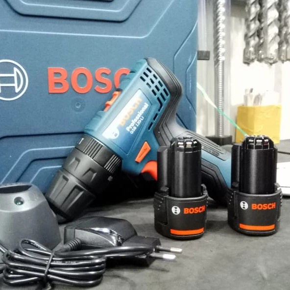PROMO - Bosch GSB 120-LI Cordless Impact Drill / Bor Tembok Baterai
