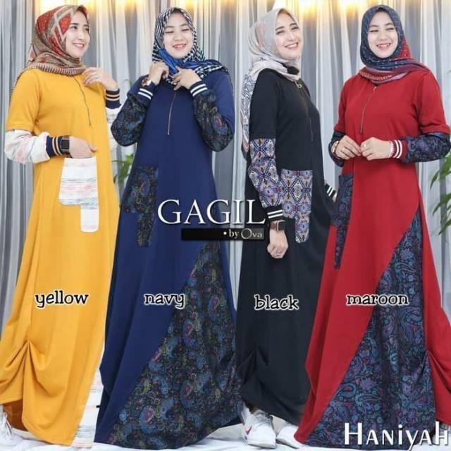 GAMIS HANIYAH SYARI ORI by GAGIL