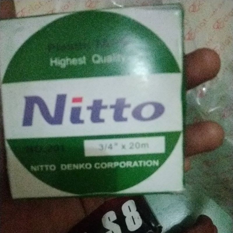 NITTO Solasi Isolator Listrik Hitam