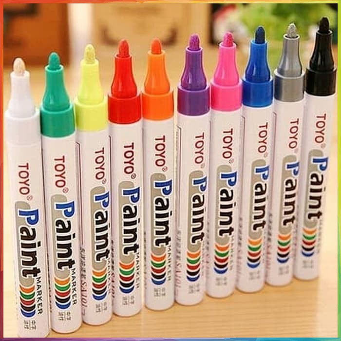 Spidol Warna Spidol Ban TOYO / Paint Marker Toyo Original / Spidol Nat Keramik Ori