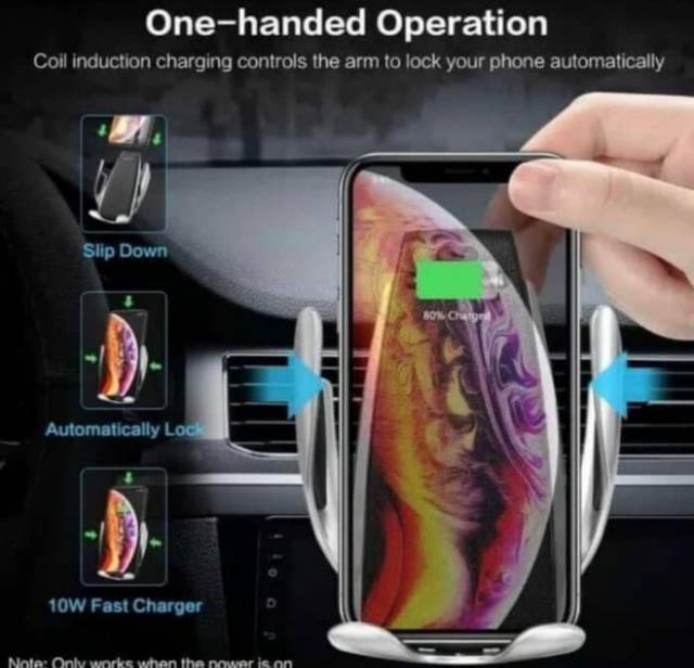 Holder Mobil Wireless Charger - Car Charger Wireless - Charger Mobil - SC