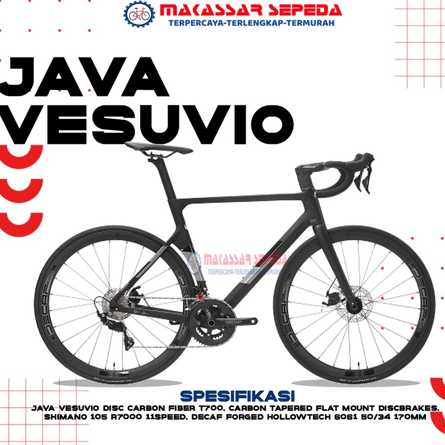 SEPEDA BALAP JAVA VESUVIO CARBON 22 SPEED DB INTERNAL CABLE TAHUN 2021