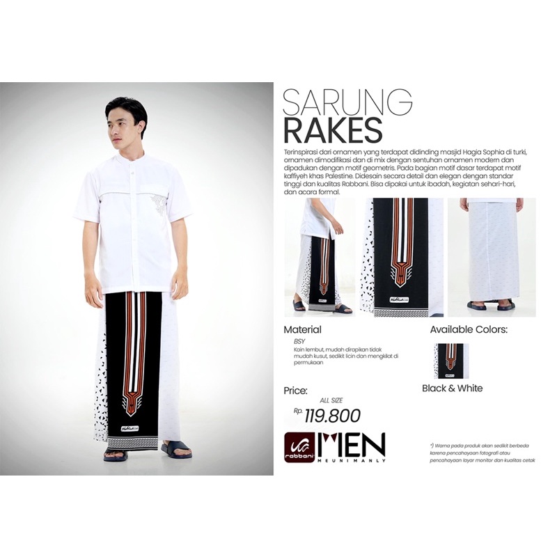 Terbaru Sarung Rakes Rabbani - Sarung Terbaru Rabbani Palestine - Sarung Palestina Rabbani - Sarung 