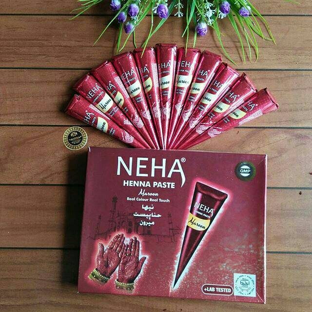 1 BOX ISI 12pcs HENNA NEHA,  neha kemasan baru,  neha