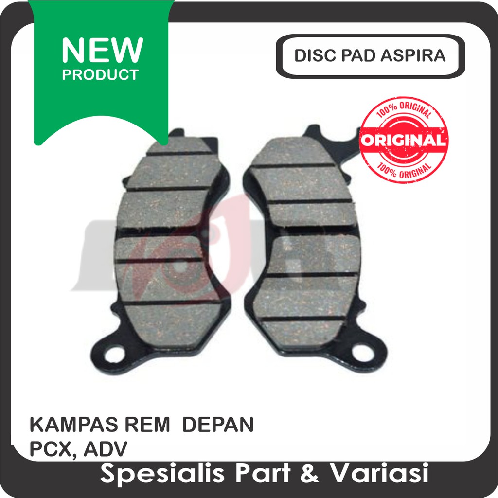 ASPIRA Disc Pad Depan PCX 150 Kampas Rem Cakram ADV Front ASTRA KRE