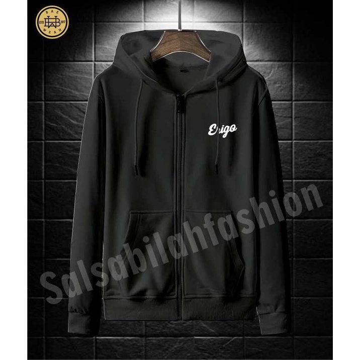 SWEATER HOODIE - Jaket Distro Zipper - Jaket Sweater Hoodie Resleting Pria erig'o