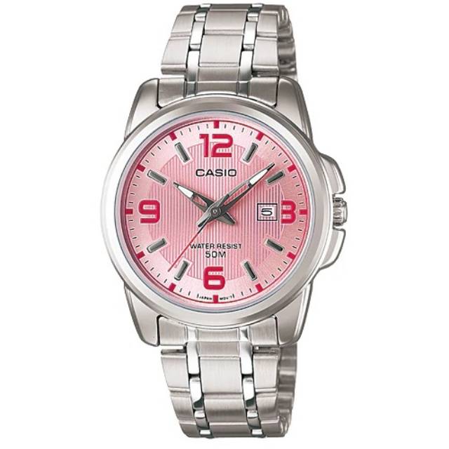 Casio Ladies Enticer LTP-1314D-5AVDF
Analog Pink Dial Watch LTP-1314D-5A