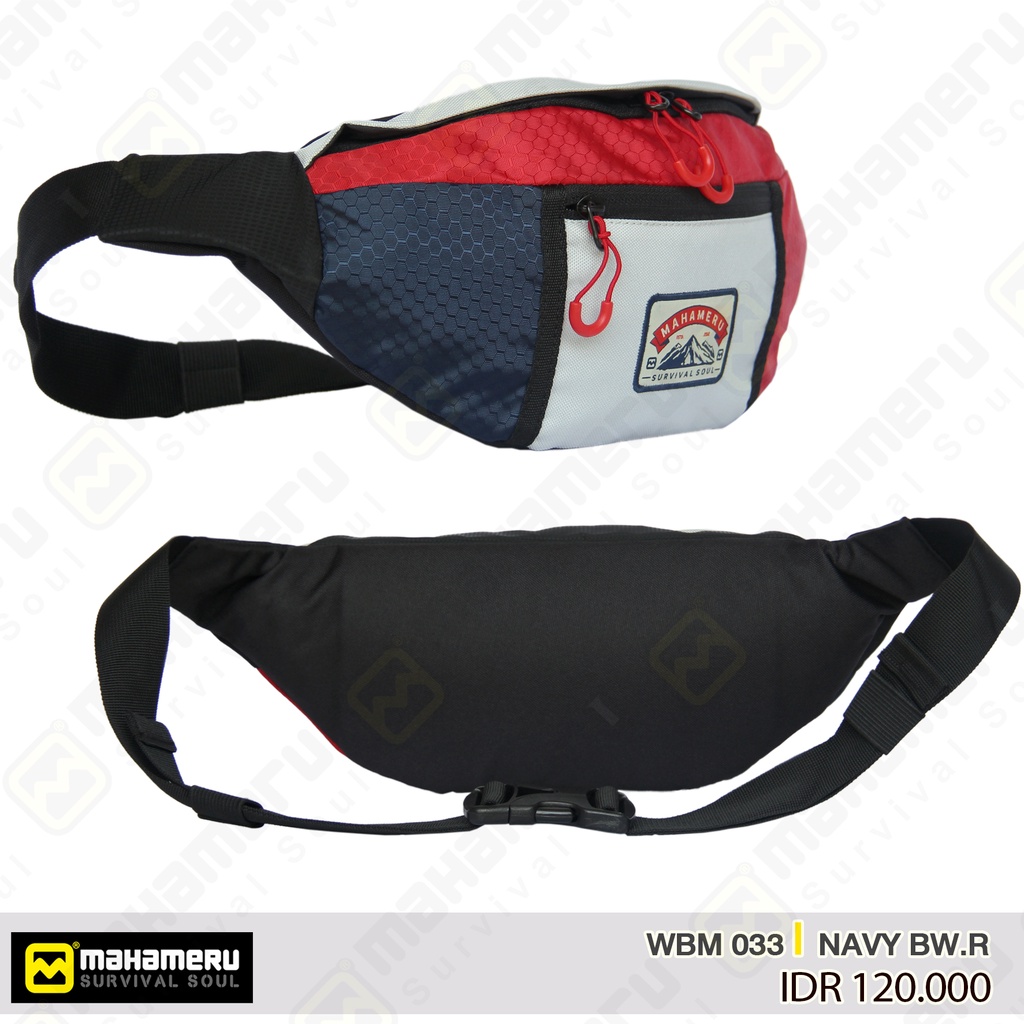 TAS SELEMPANG MAHAMERU WBM 033 BROWN-NAVY,RED