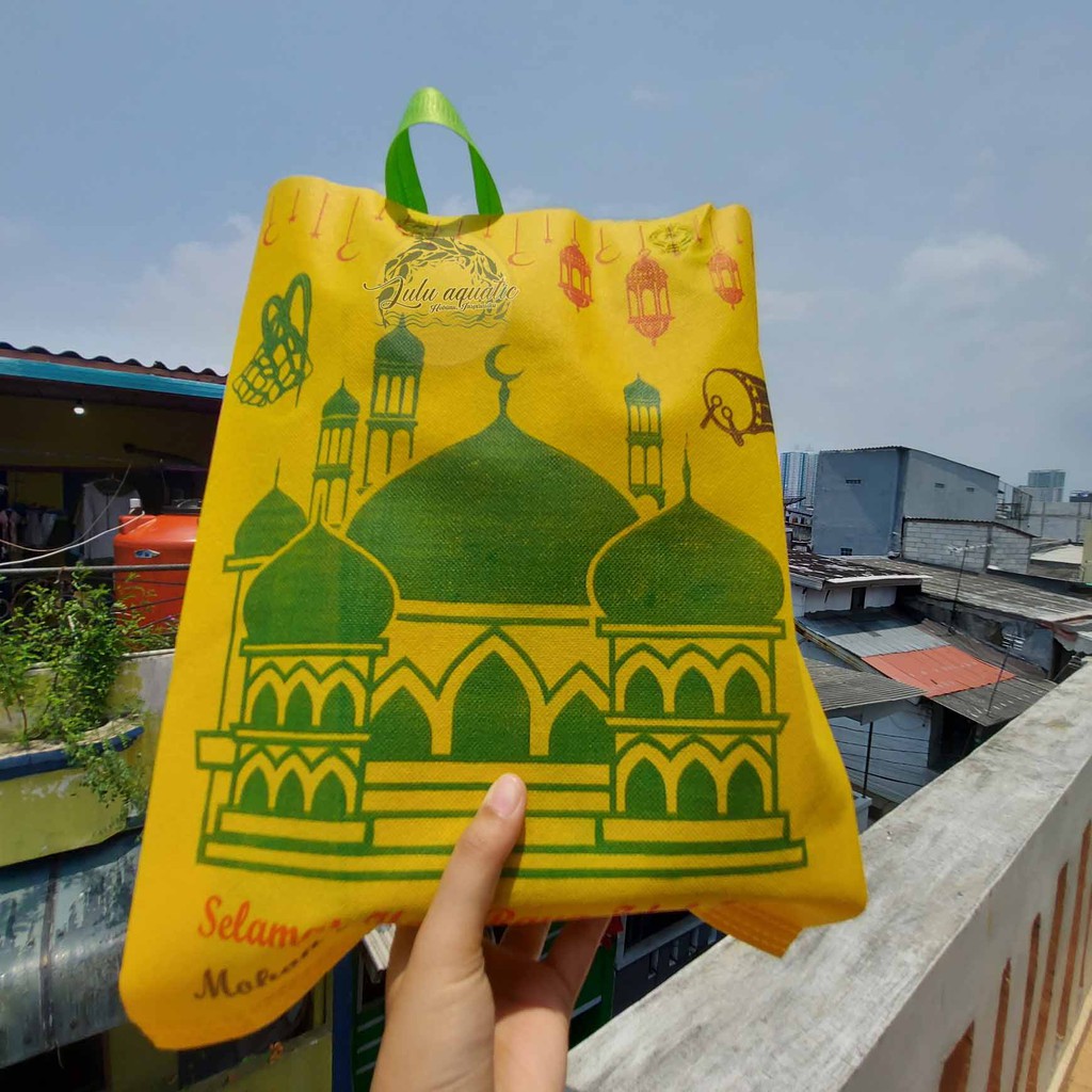 Goodie Bag Lebaran Besar/ Tas Souvenir Idul Fitri uk 38x40x10