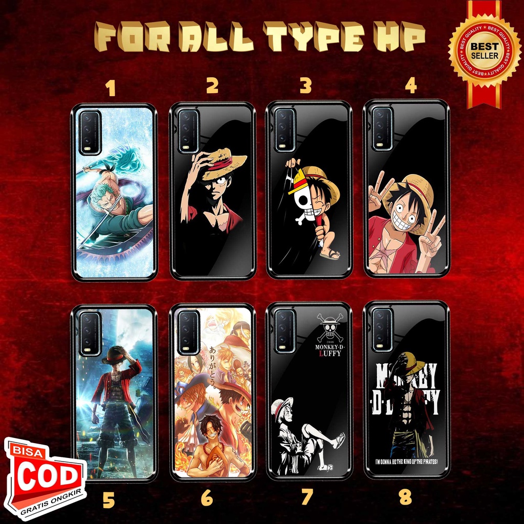 SRC Case Hardcase VIVO Y12S Y20 Y20S Y20 SG Motif ANIME OP - All Type Hp - Glossy 2D Terbaru Casing 