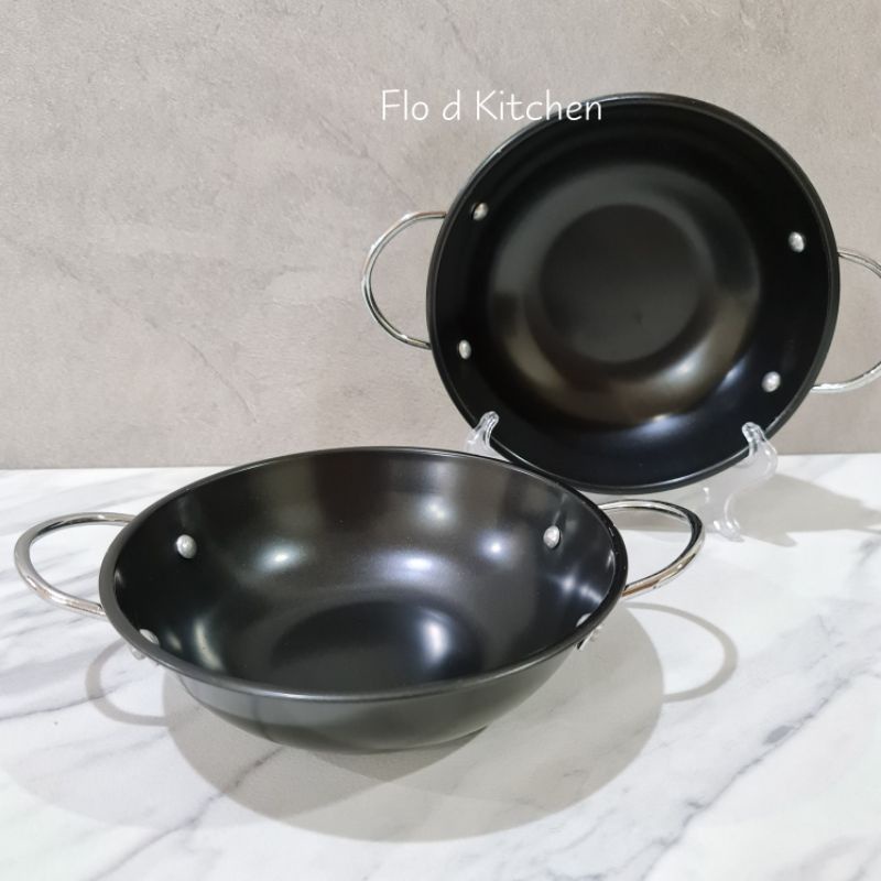 Wajan Teflon Mini 18cm - Wok Kuping Mini