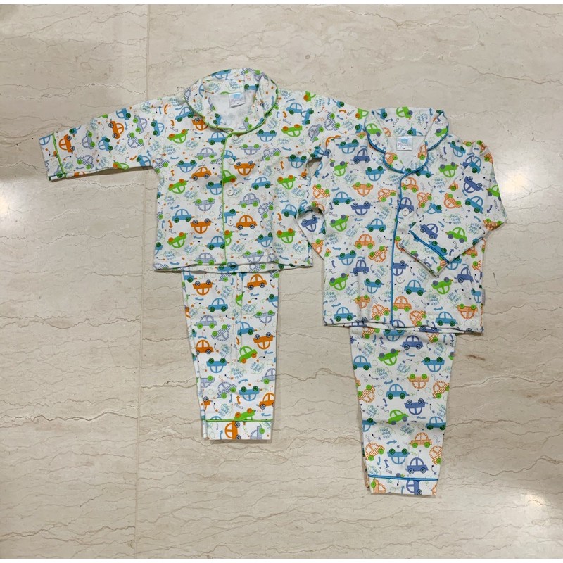 Piyama anak Pipiniko | baju tidur 2 set