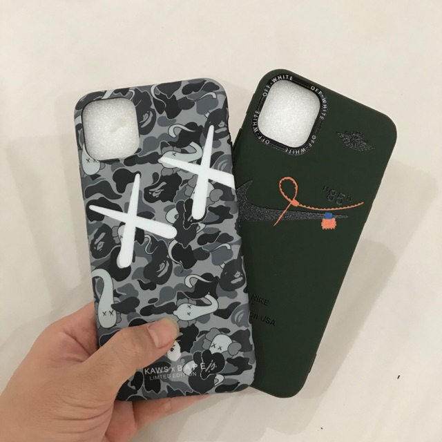 case iphone 11 promax bape kaws nike premium quality readystock