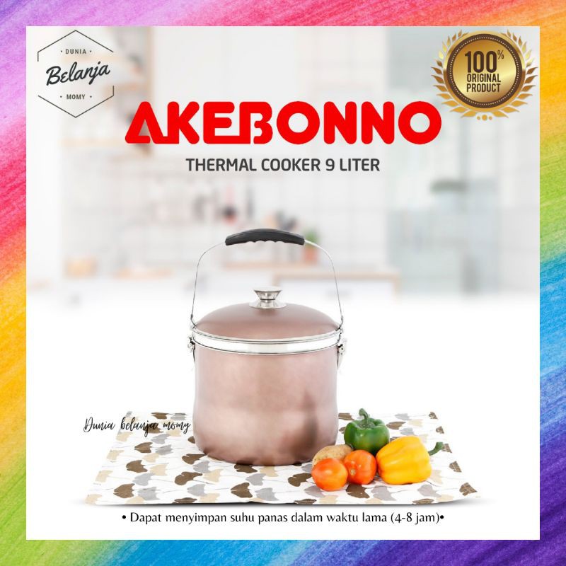 Panci Panas Penghemat Energi Akebonno Thermal Cooker Pot 9 Liter