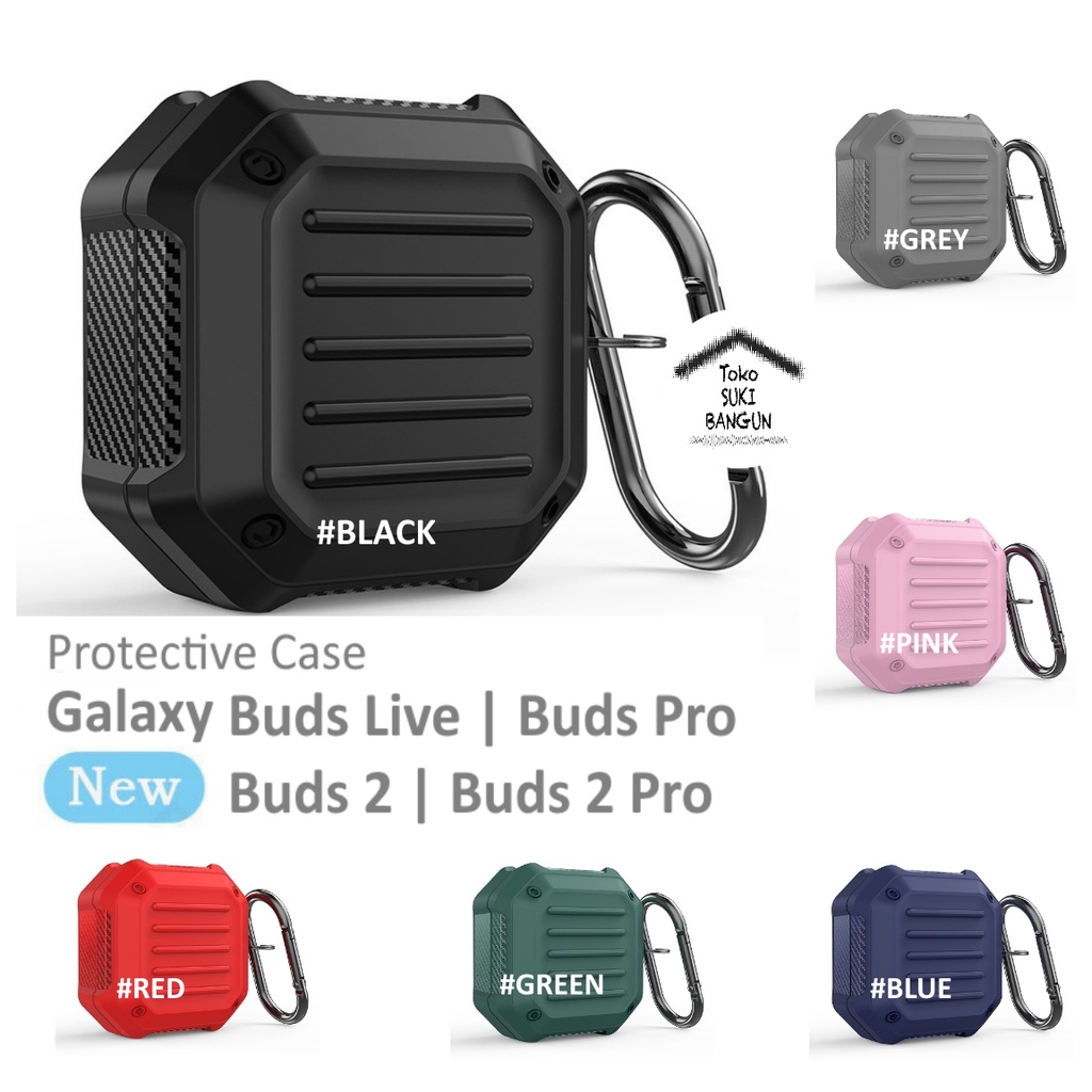 Case Samsung Galaxy Buds2 Pro / Buds2 / Live / Pro ARMOR Cover Pouch Protector BLC-021