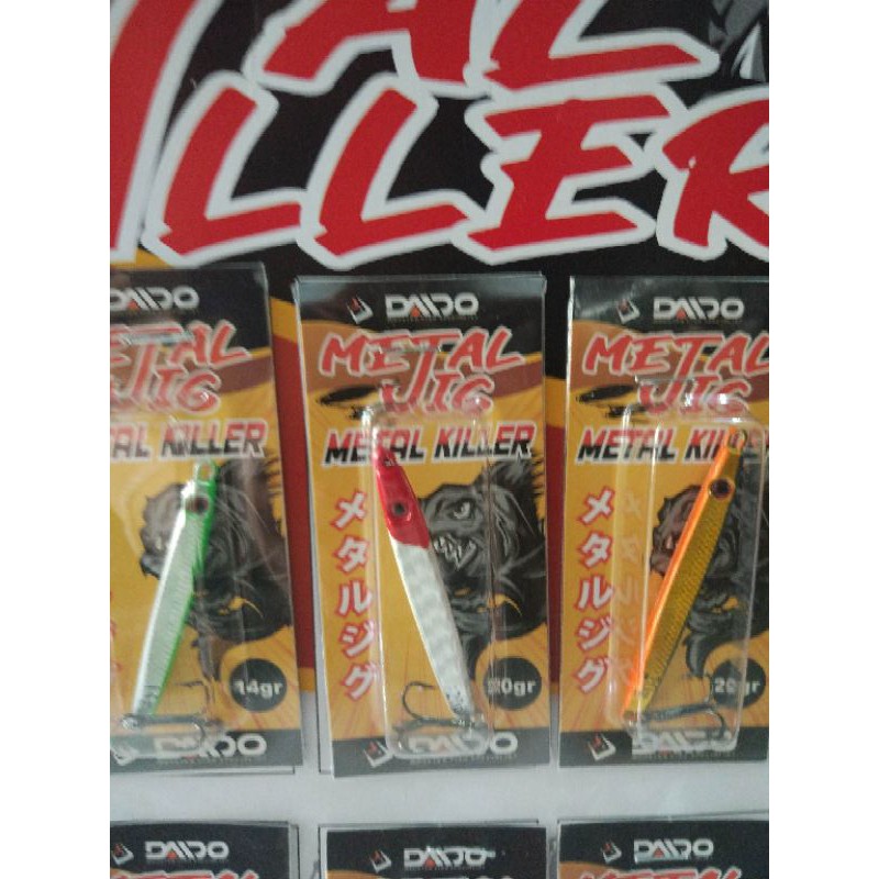 Daido Jig Metal Killer 14gr,20gr,30gr,40gr