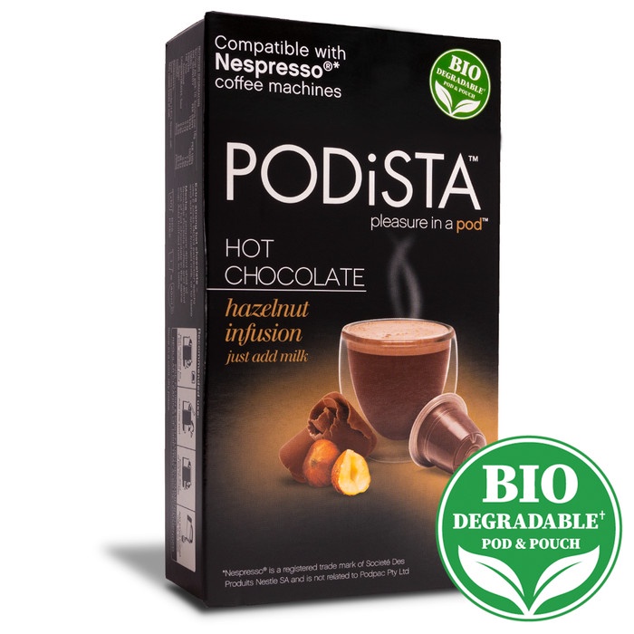 

PODiSTA Hazelnut Chocolate Pod 10pk