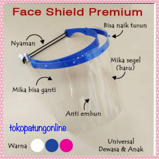 Face Shield PREMIUM Anak Dewasa